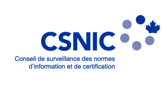 Logo de conseil de surveillance des normes d'information et de certification